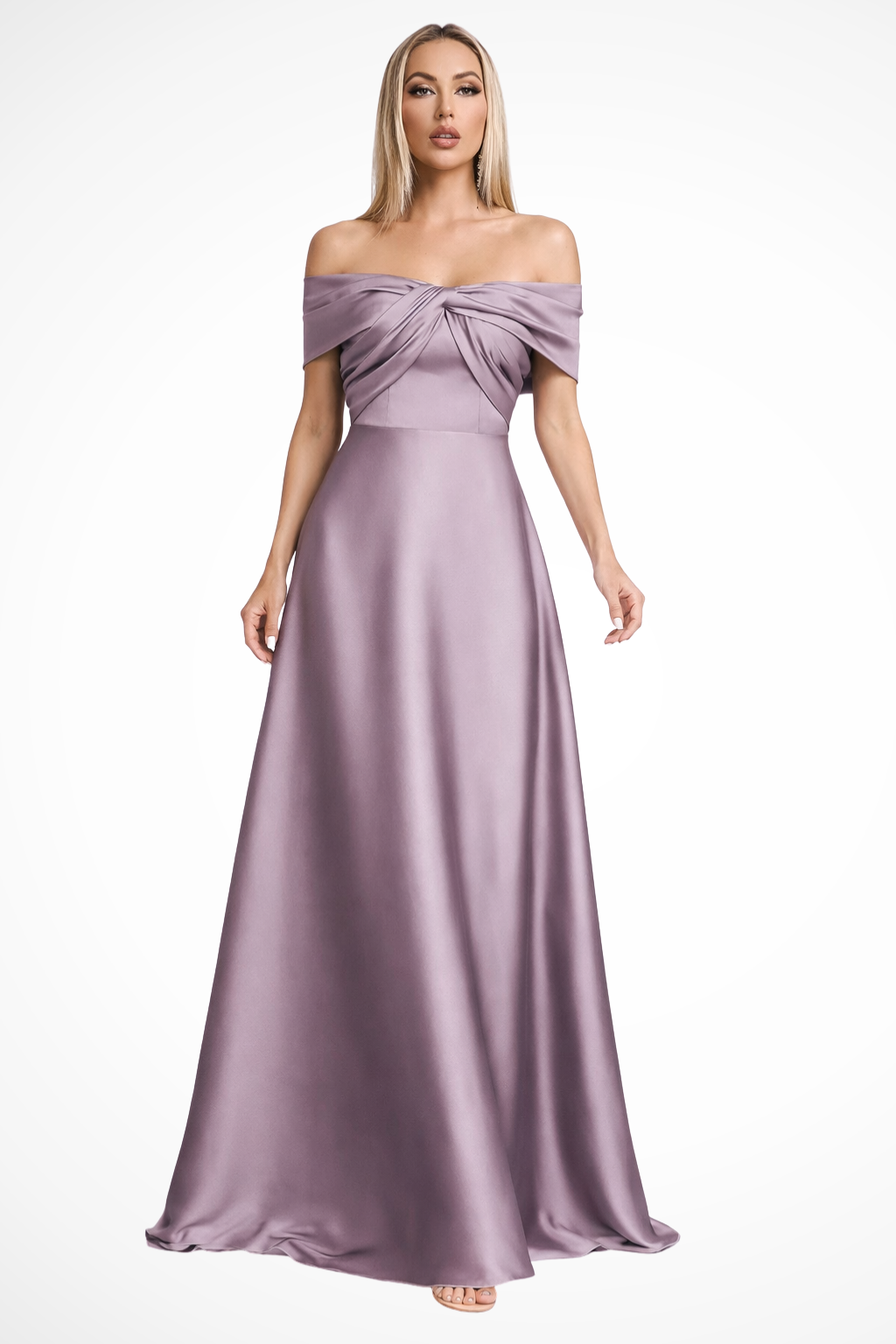 Amelia | Elegancka Damska Sukienka Maxi z Odkrytymi Ramionami 10