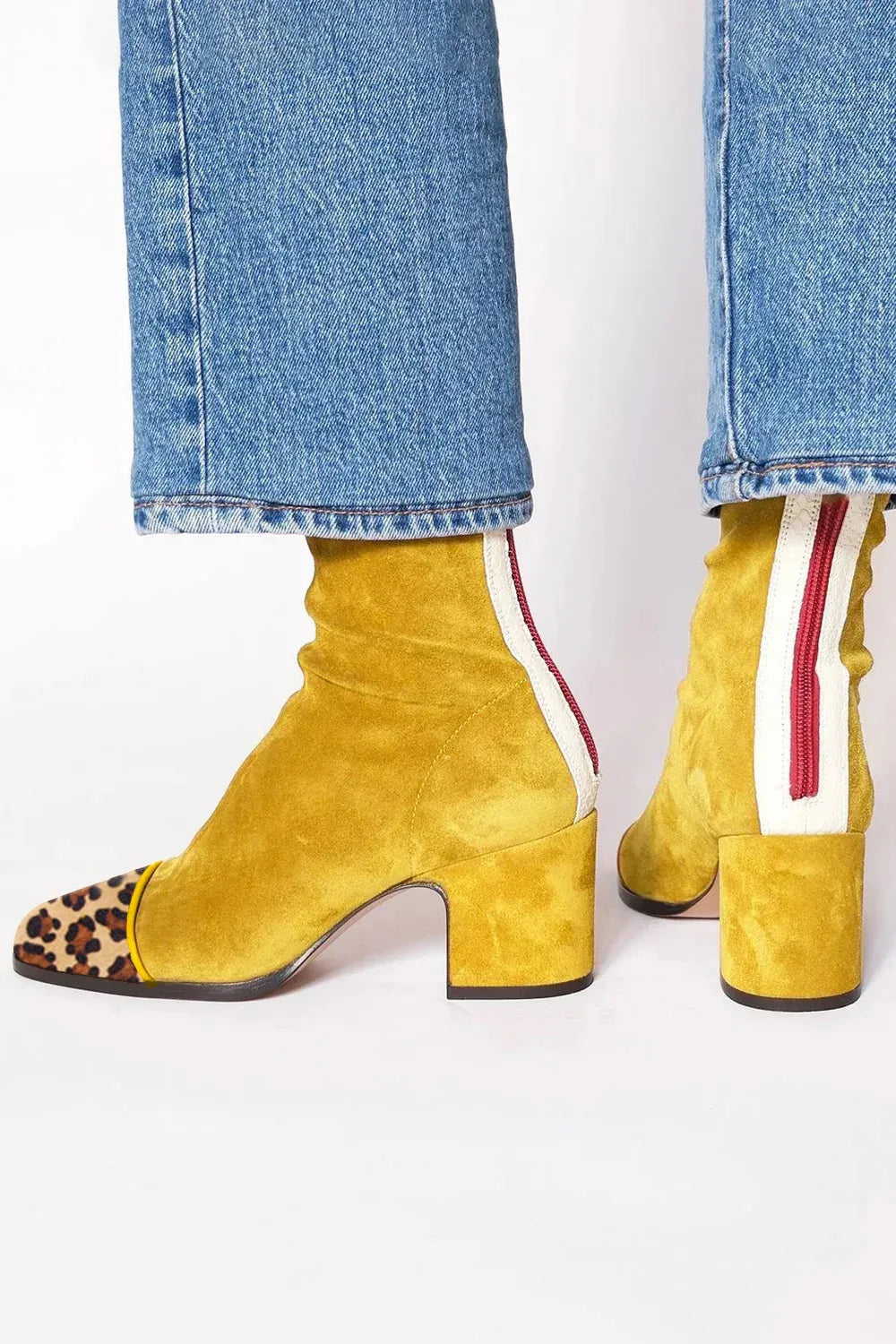 Damskie Eleganckie Buty Na Obcasie Z Kwadratowym Noskiem
