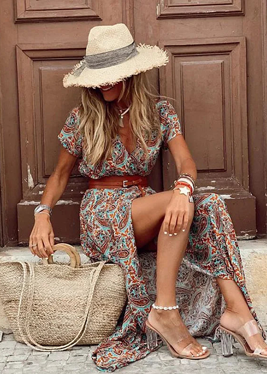Maya | Zwiewna Letnia Sukienka Maxi w Stylu Boho 6