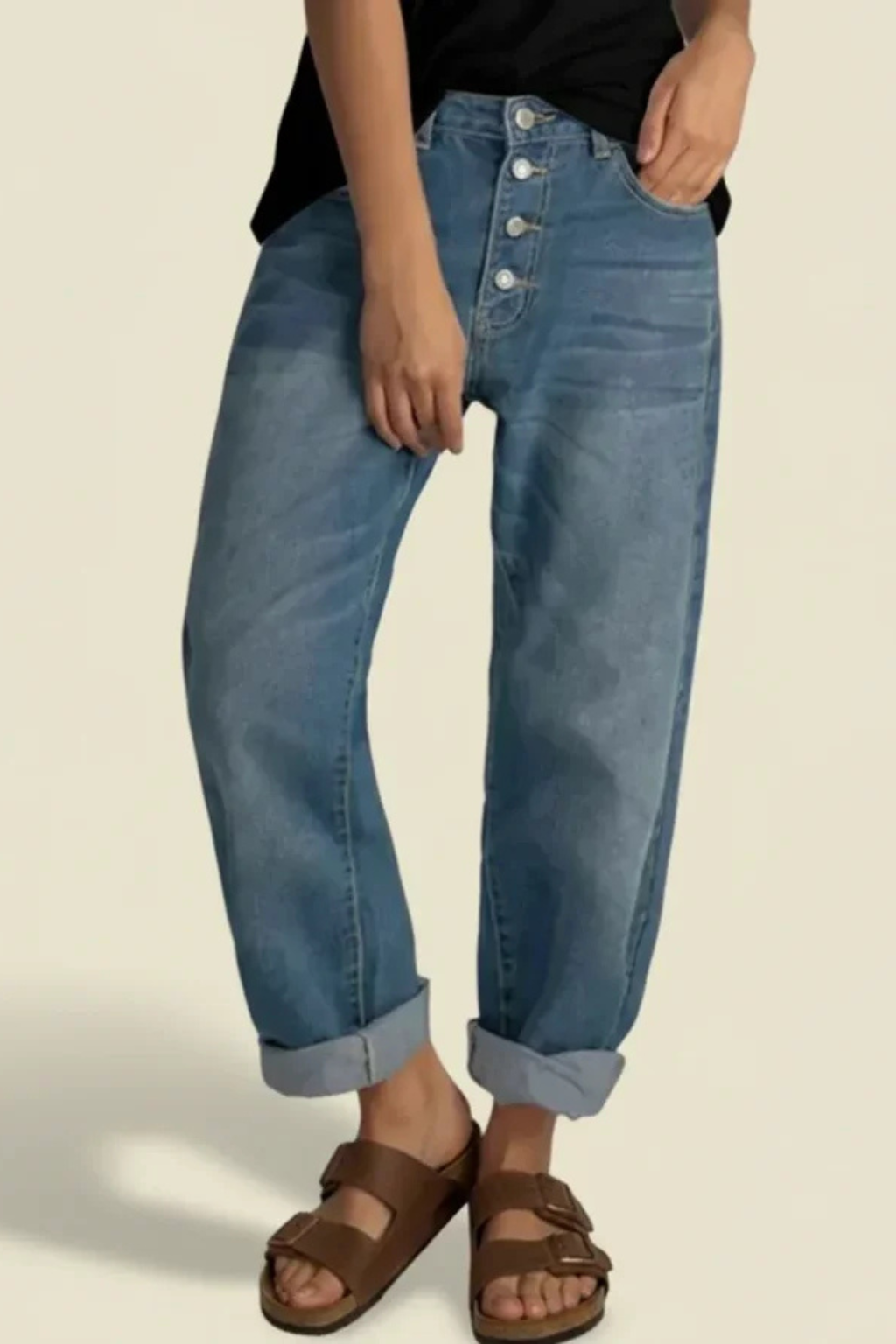 Olivia | Casual High Waisted Women's Jeans 2