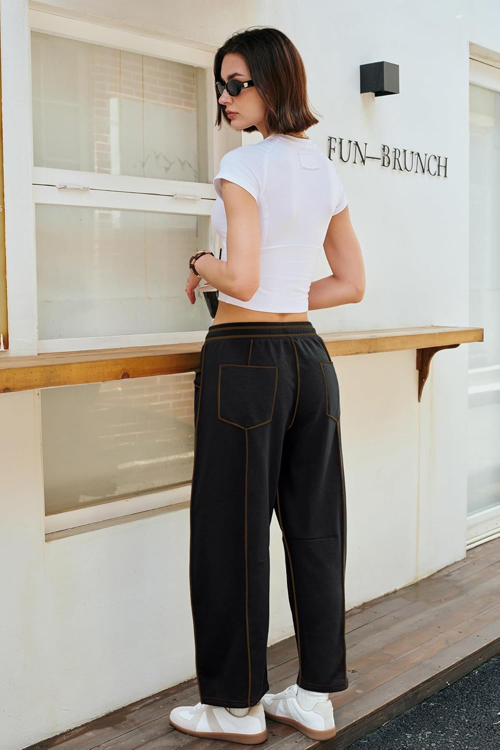 Sylla Luźne Szerokie Spodnie Na Codzień