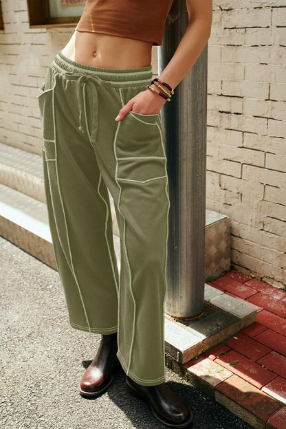 Sylla Luźne Szerokie Spodnie Na Codzień