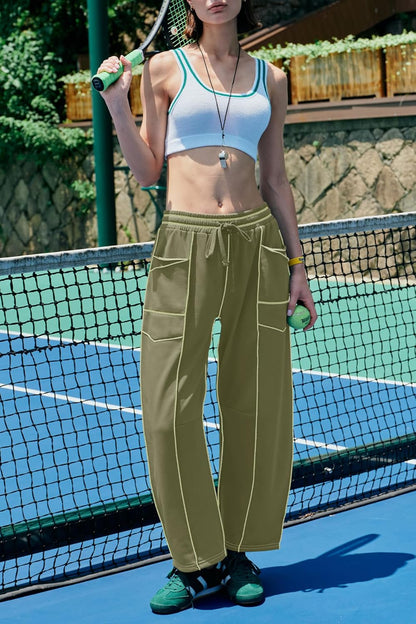 Sylla Luźne Szerokie Spodnie Na Codzień