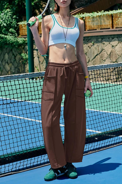 Sylla Luźne Szerokie Spodnie Na Codzień