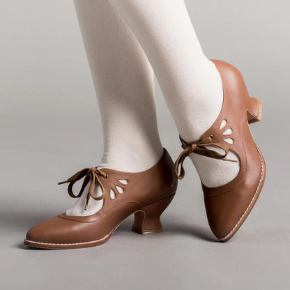 Amelia™ | Szpilki Damskie Vintage z Anatomiczną Amortyzacją | Eleganckie Obcasy dla Komfortu i Stylu 4