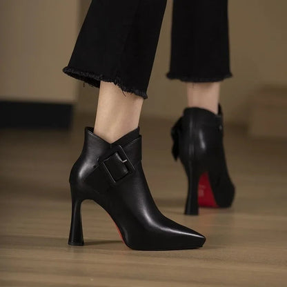 Aveline | Buty na obcasie z klamrą z eleganckim designem | Wygodne i stylowe do każdej okazji 4
