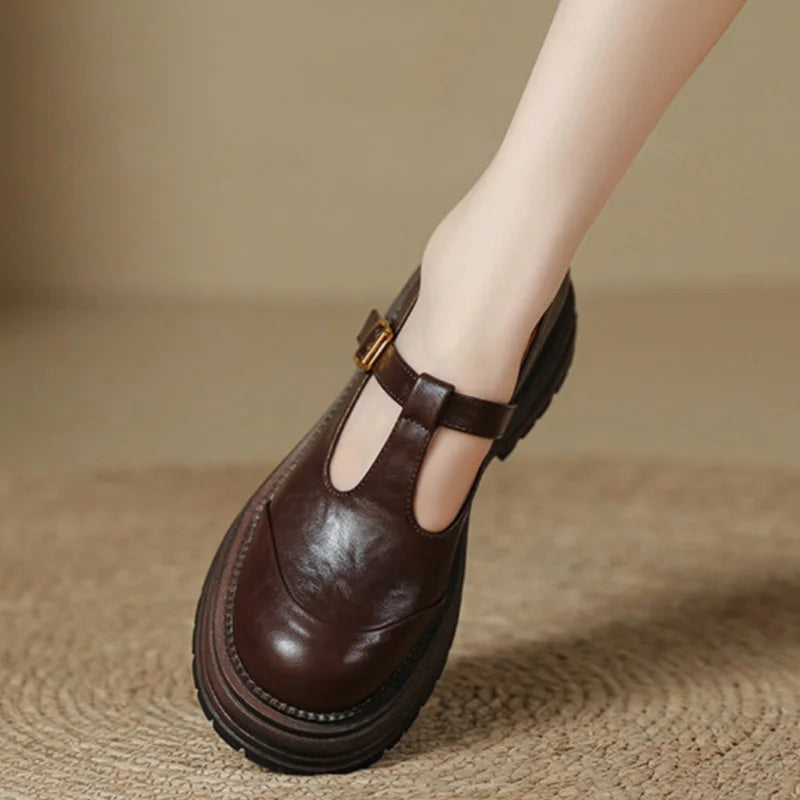 Blythe | Damskie buty Mary Jane z paskiem T i okrągłym noskiem | Wygodne i stylowe na każdą okazję 1