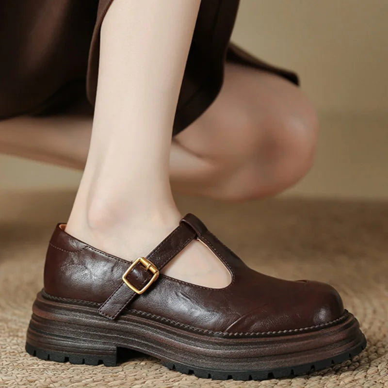 Blythe | Damskie buty Mary Jane z paskiem T i okrągłym noskiem | Wygodne i stylowe na każdą okazję 3