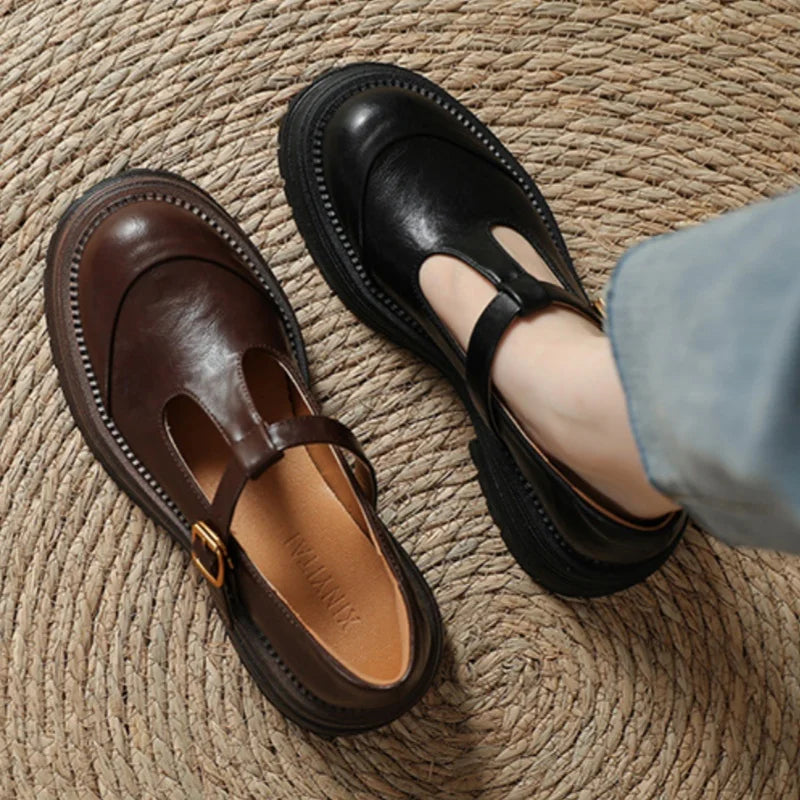 Blythe | Damskie buty Mary Jane z paskiem T i okrągłym noskiem | Wygodne i stylowe na każdą okazję 6