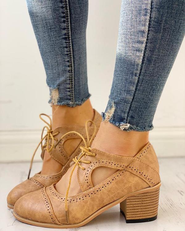 Dafne | Buty Damskie Oxford z Sznurowanym Zapięciem i Perforacjami | Elegancki Styl na Każdą Okazję 0
