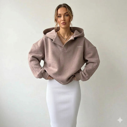 Damska Oversize Bluza z Kapturem na Co Dzień