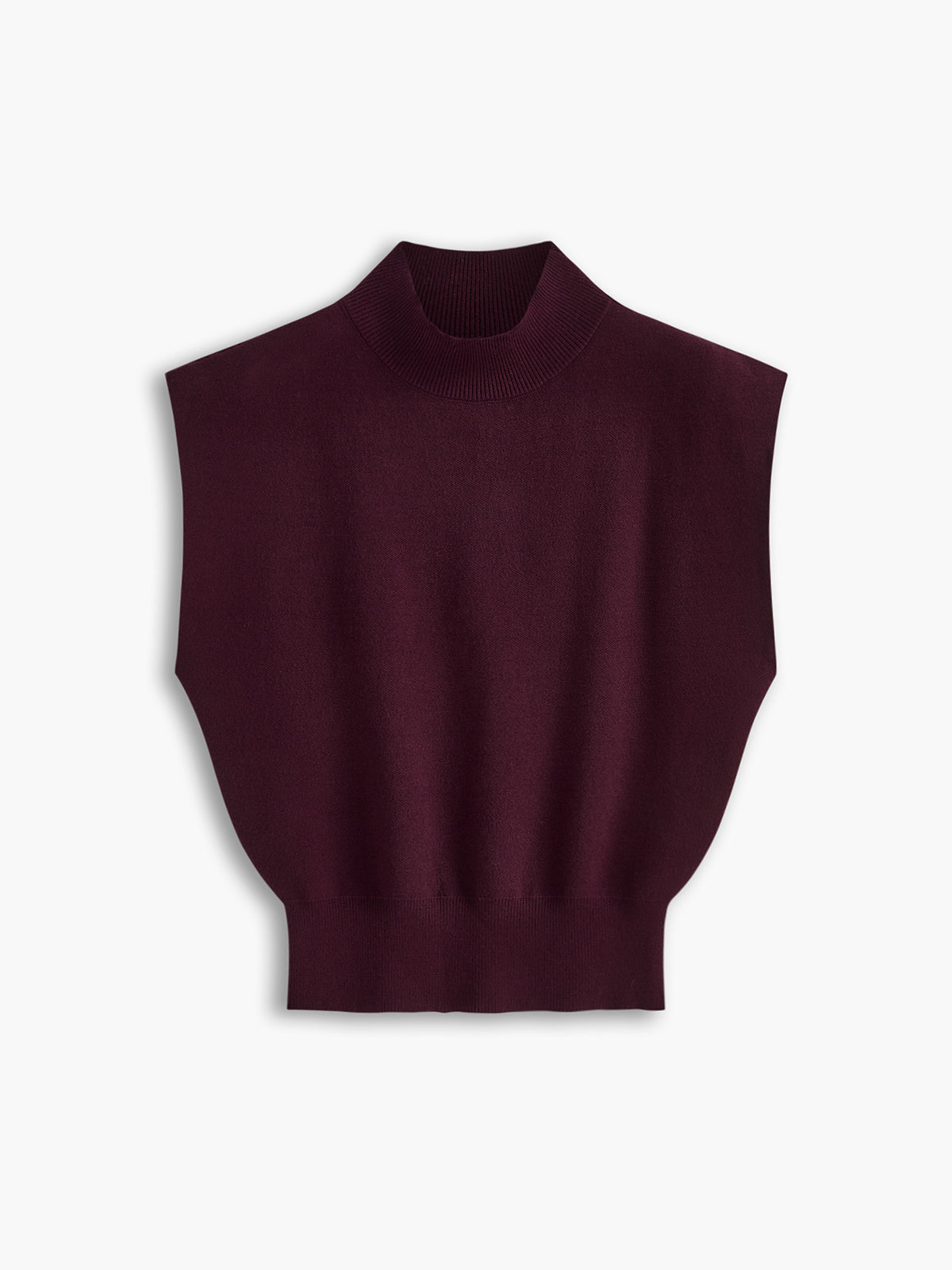 Damski Minimalistyczny Elegancki Top Bez Rękawów Czarny