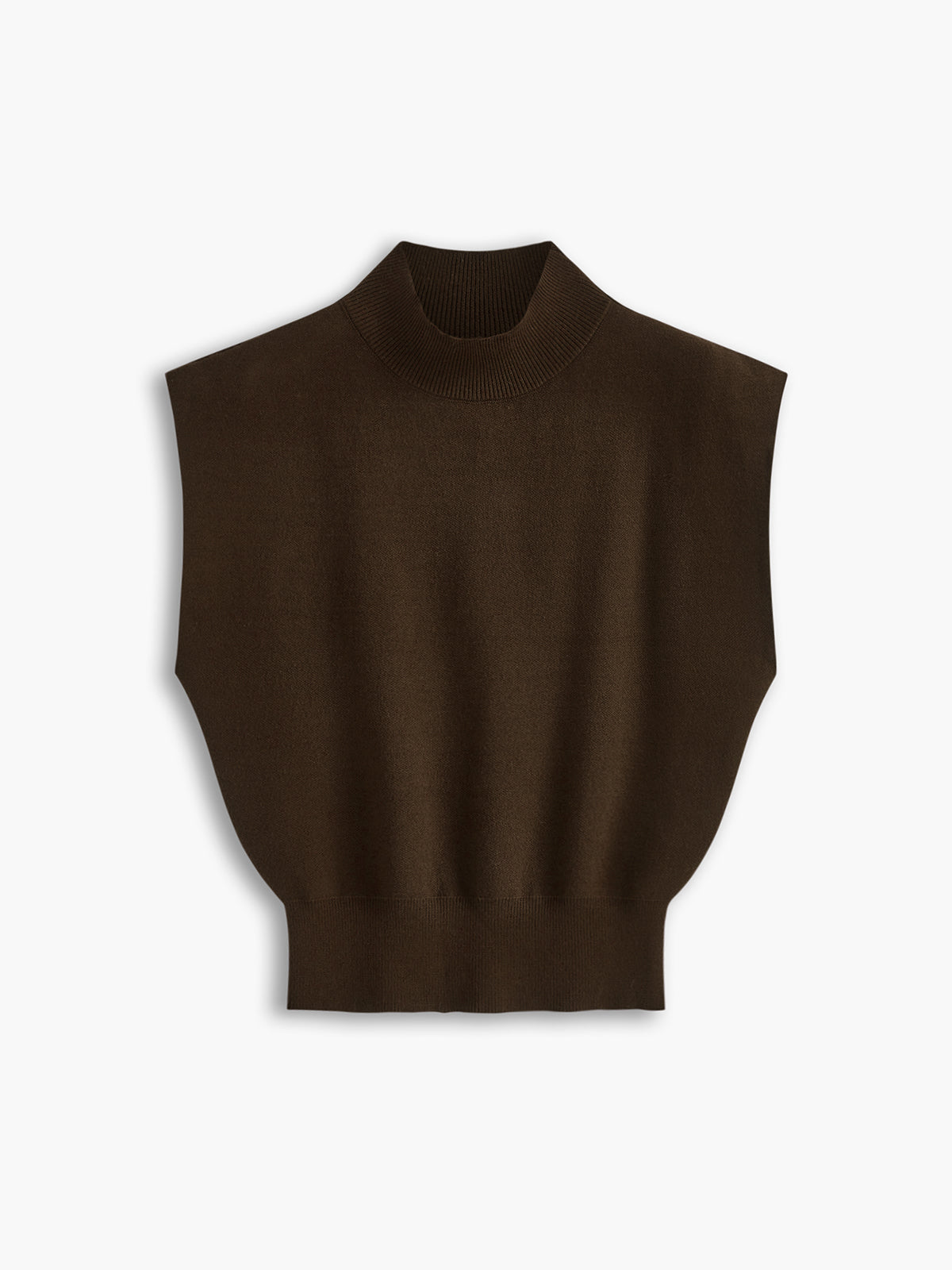 Damski Minimalistyczny Elegancki Top Bez Rękawów Czarny