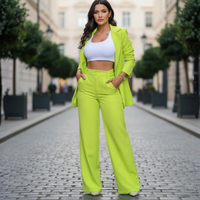 Damski Oversize Komplet Garnitur Palazzo
