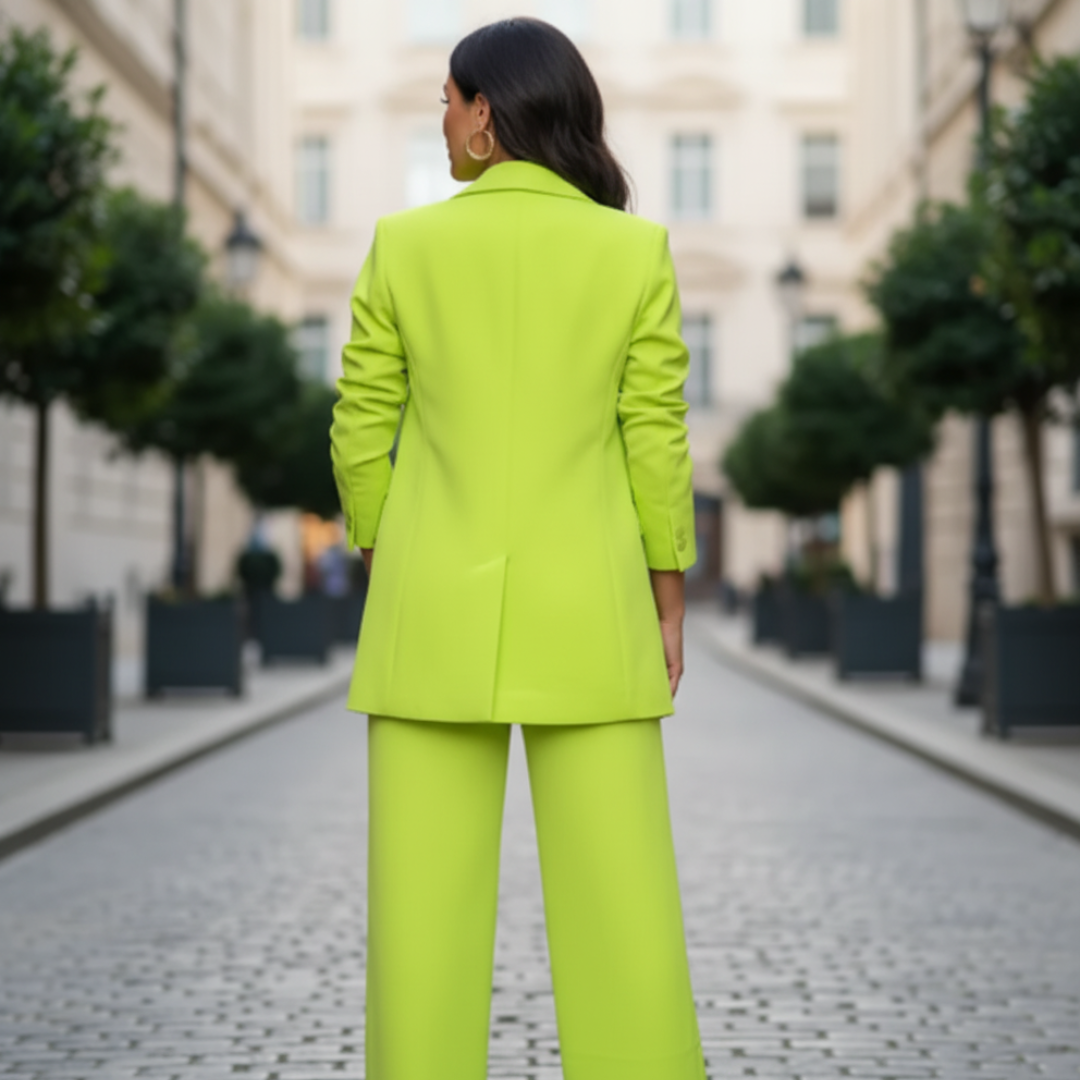 Damski Oversize Komplet Garnitur Palazzo