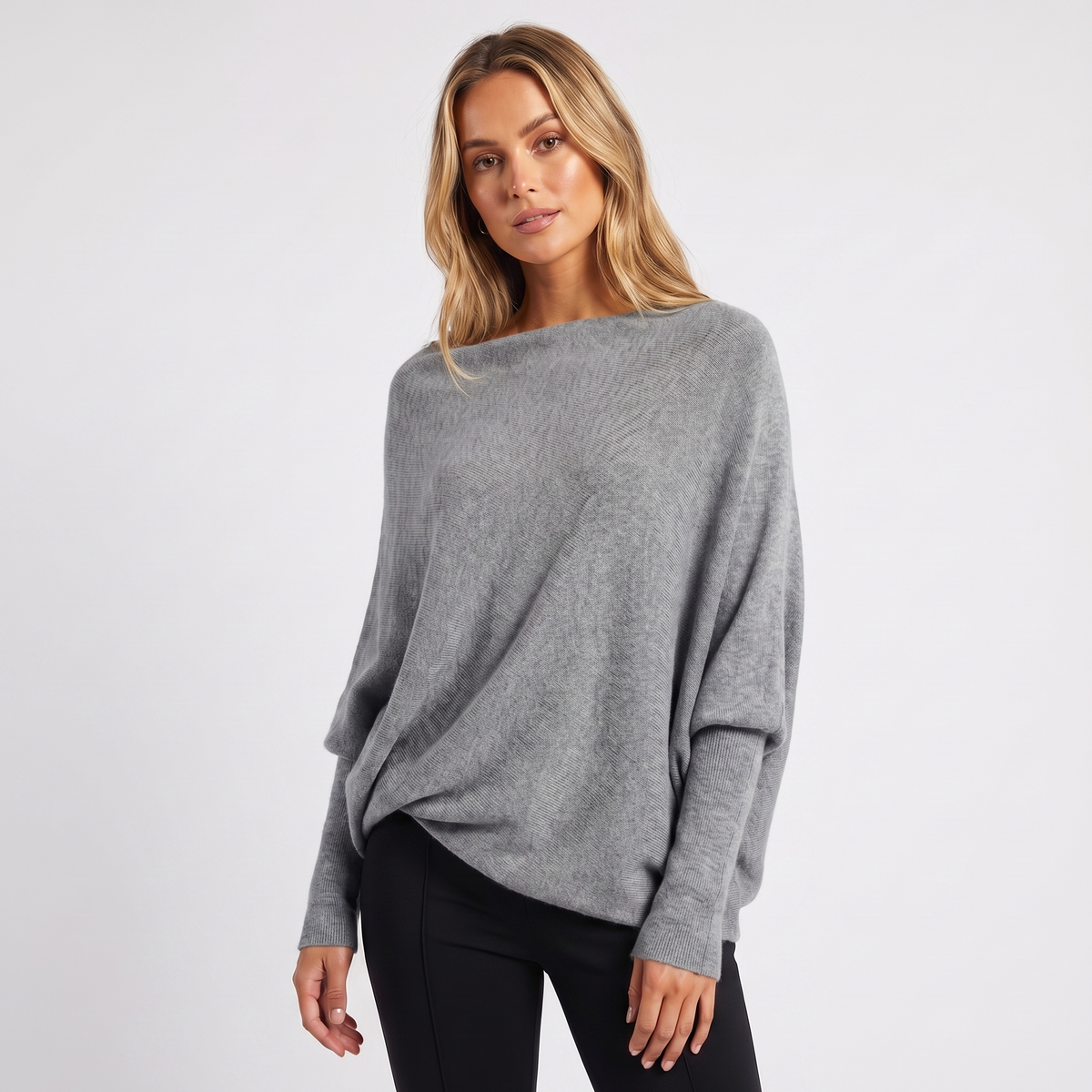 Damski Oversize Miękki Sweter Luksusowy