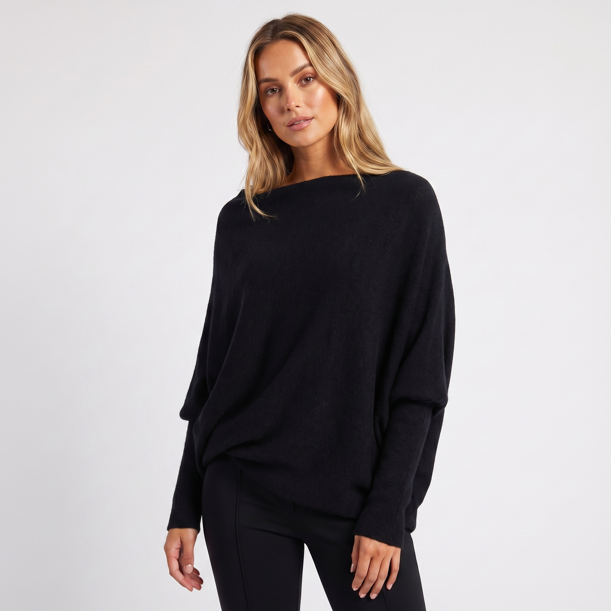 Damski Oversize Miękki Sweter Luksusowy