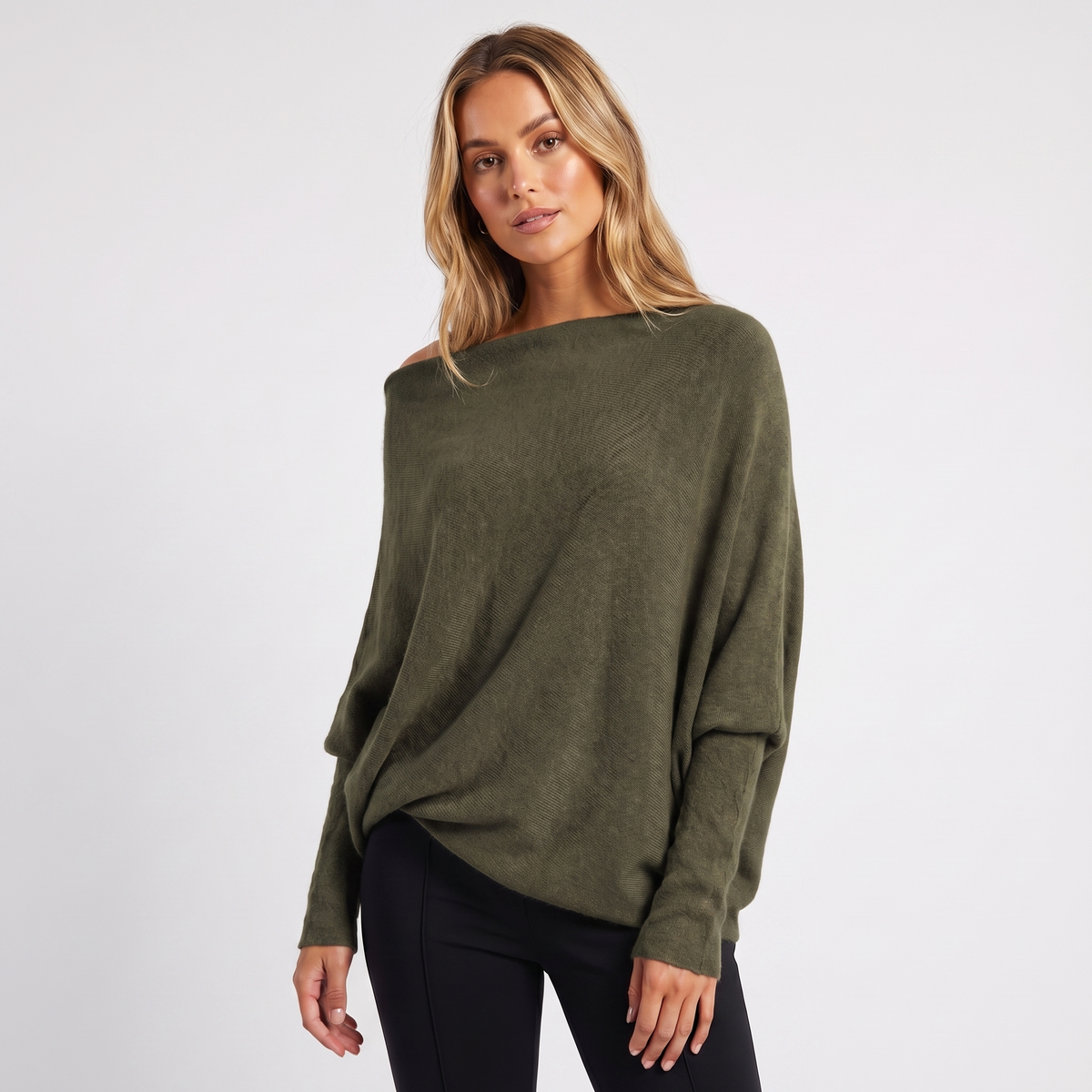 Damski Oversize Miękki Sweter Luksusowy