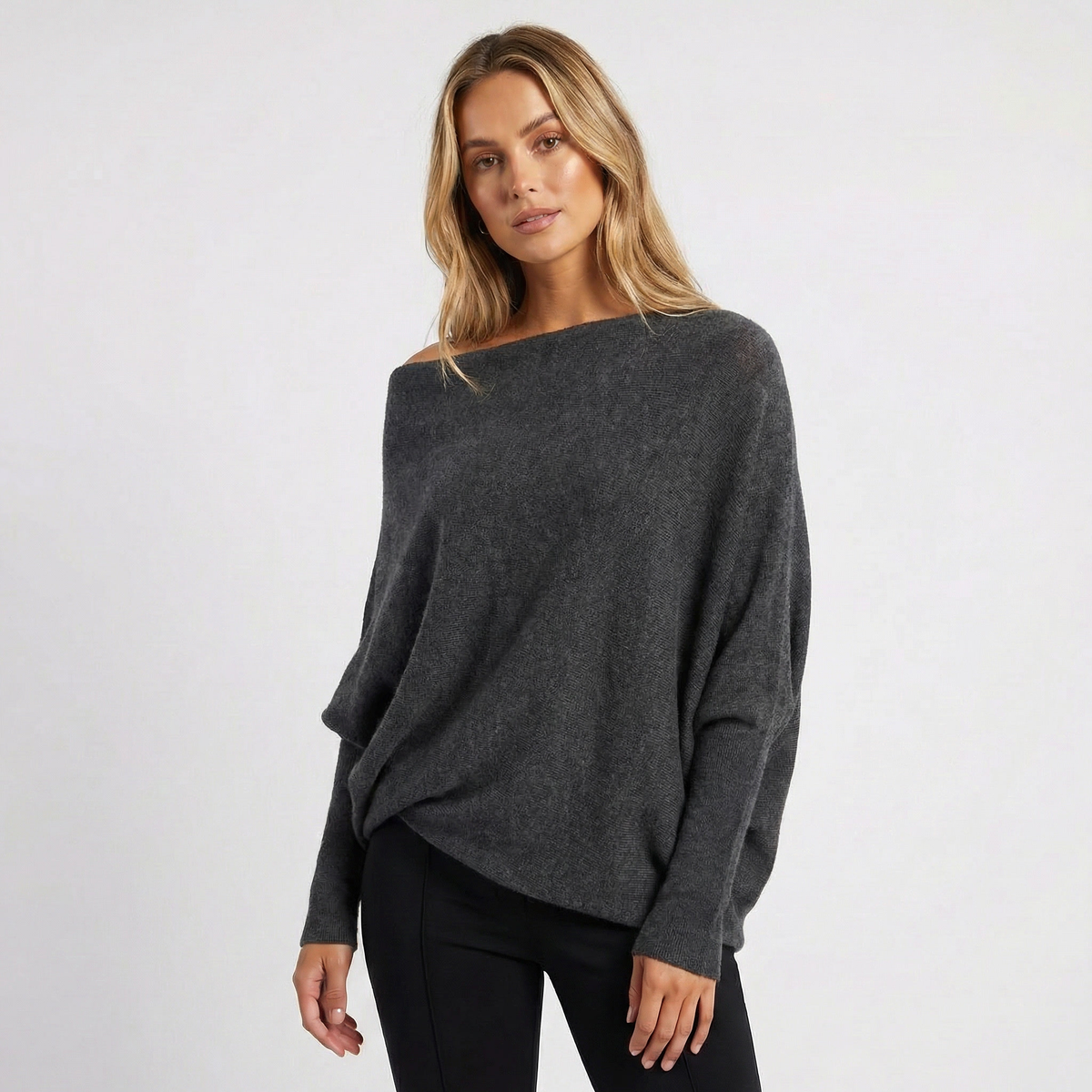 Damski Oversize Miękki Sweter Luksusowy
