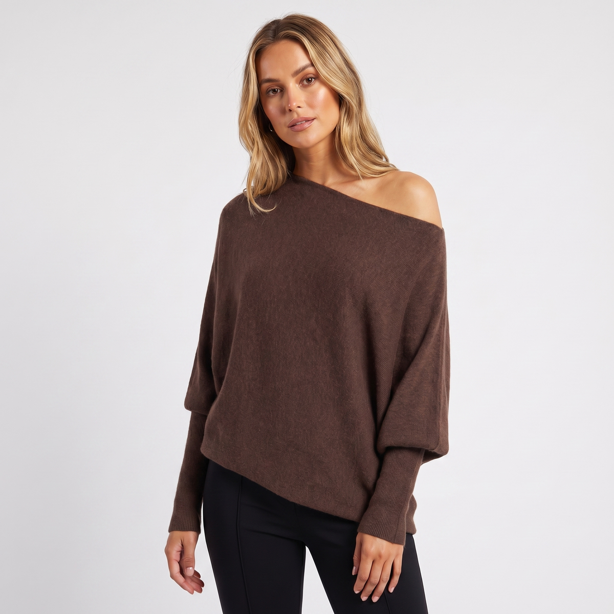 Damski Oversize Miękki Sweter Luksusowy