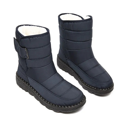 Damskie Wysokie Ortopedyczne Zimowe Śniegowce