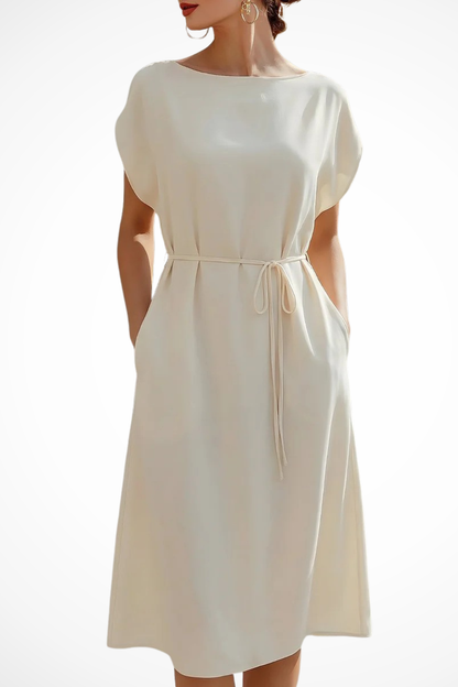 Emily | Elegancka Midi Sukienka z Rękawami Nietoperza 1