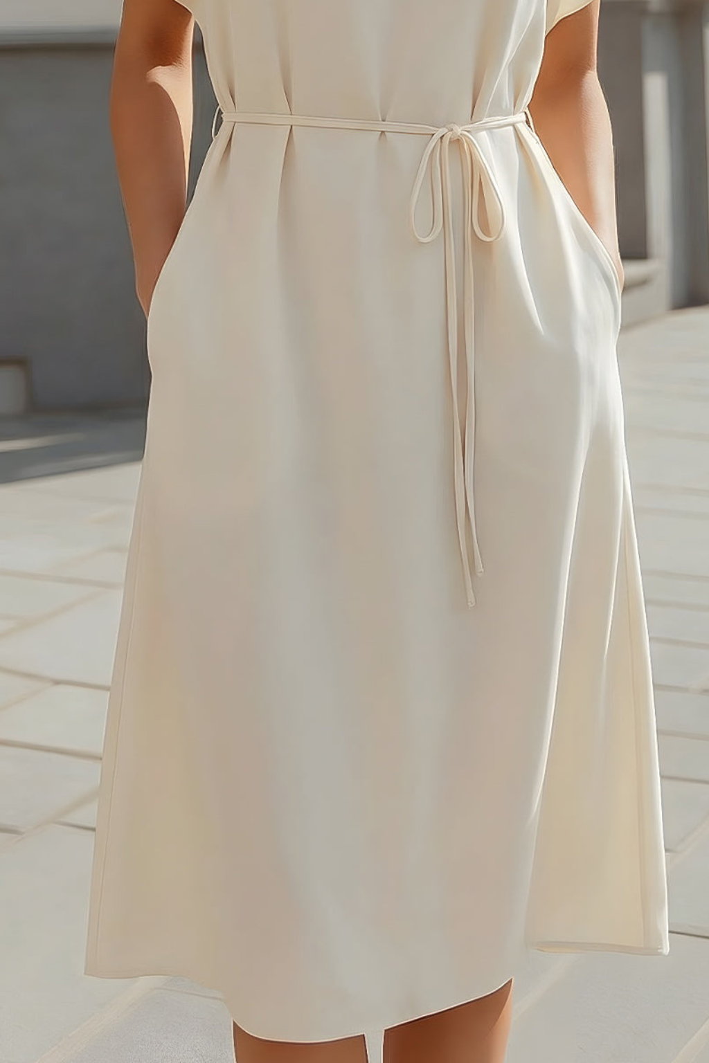Emily | Elegancka Midi Sukienka z Rękawami Nietoperza 5