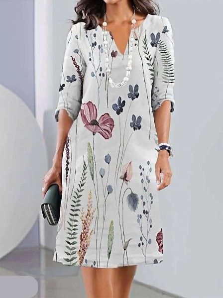 Emma | Elegancka Kwiatowa Tunika Lato 1