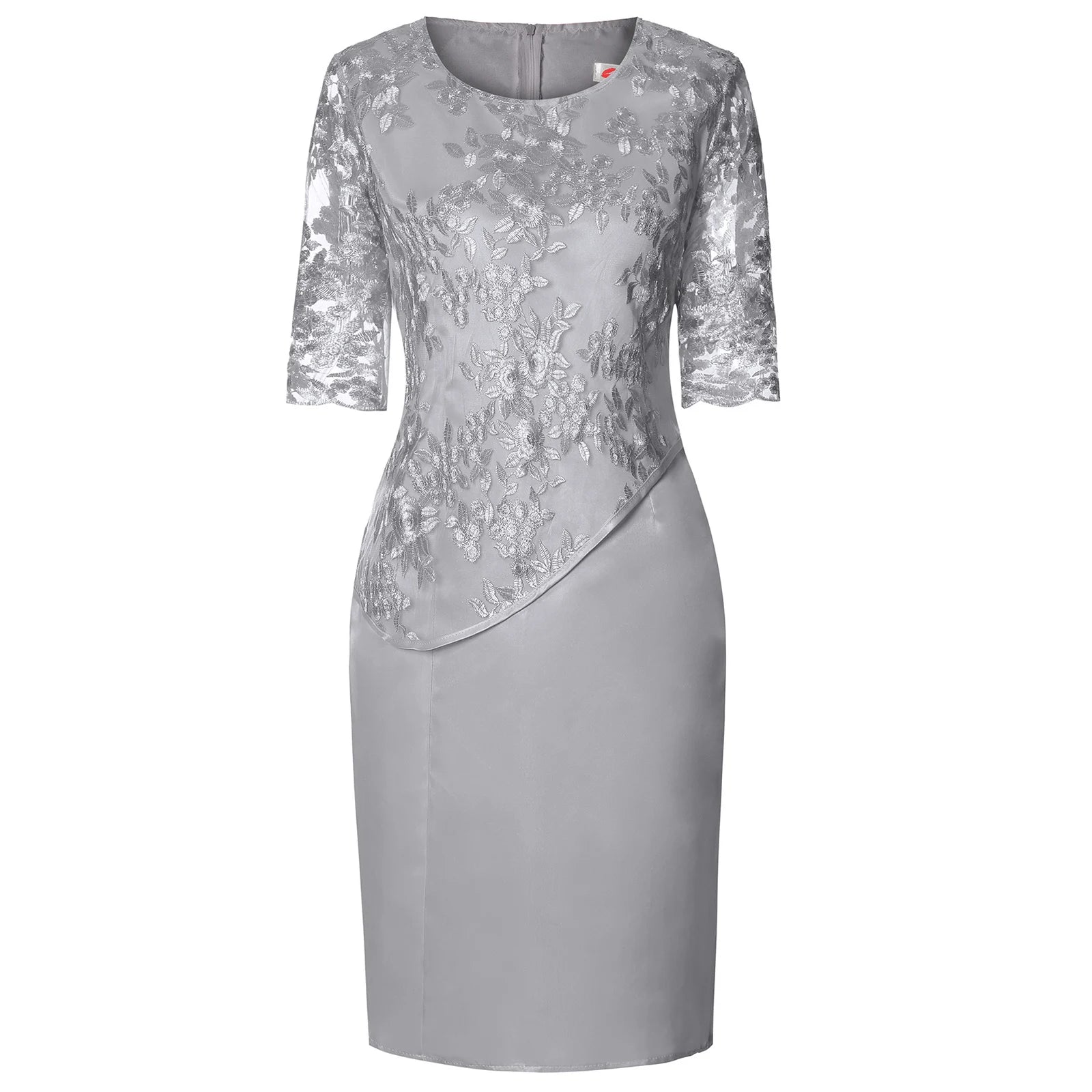 Emma | Elegancka Midi Sukienka z Krótkim Rękawem 2
