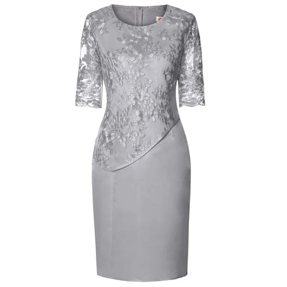 Emma | Elegancka Midi Sukienka z Krótkim Rękawem 2
