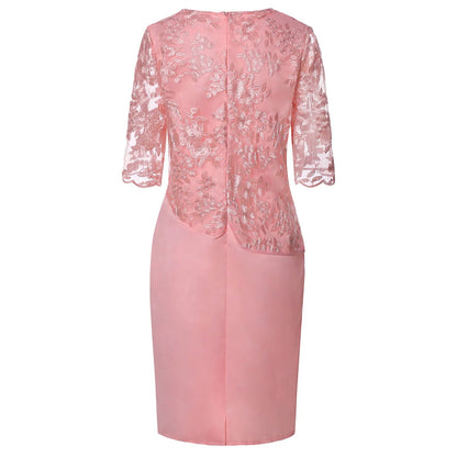 Emma | Elegancka Midi Sukienka z Krótkim Rękawem 3