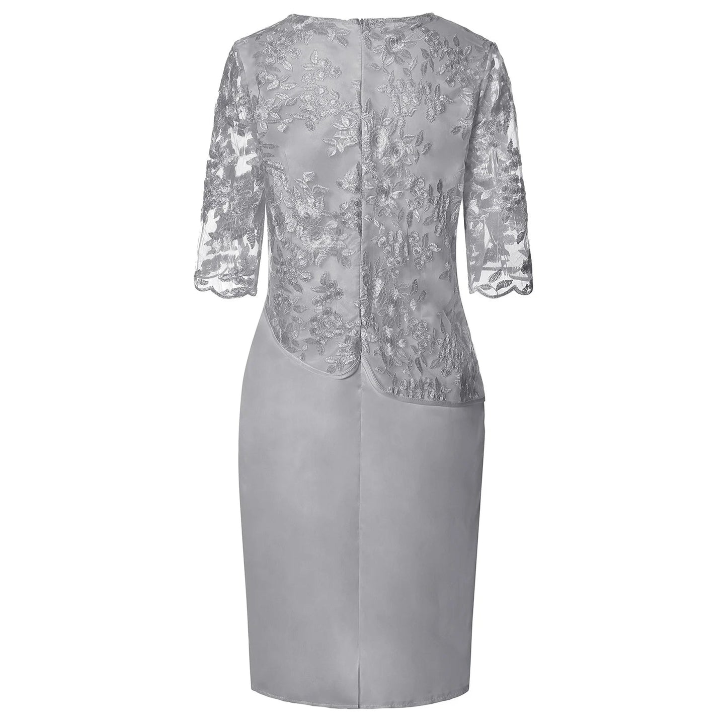 Emma | Elegancka Midi Sukienka z Krótkim Rękawem 4