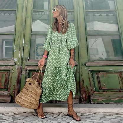 Julia | Elegancka Wiosenna Sukienka z Wygodnym Krojem 5