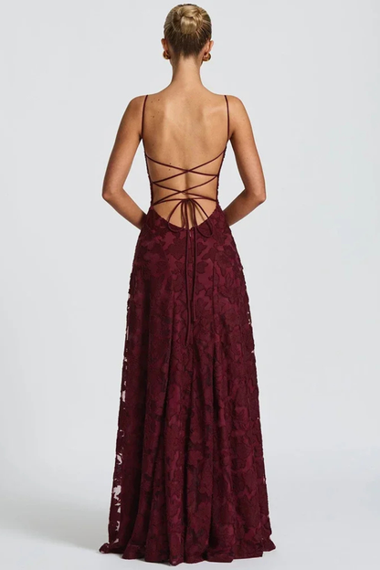 Lena | Kwiatowa Elegancka Sukienka Maxi na Wesele 4