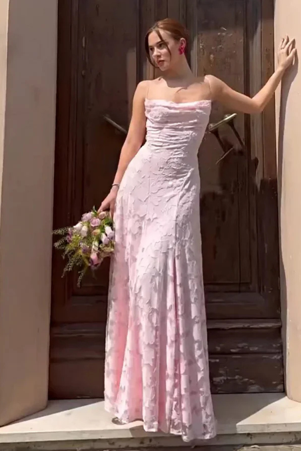 Lena | Kwiatowa Elegancka Sukienka Maxi na Wesele 8