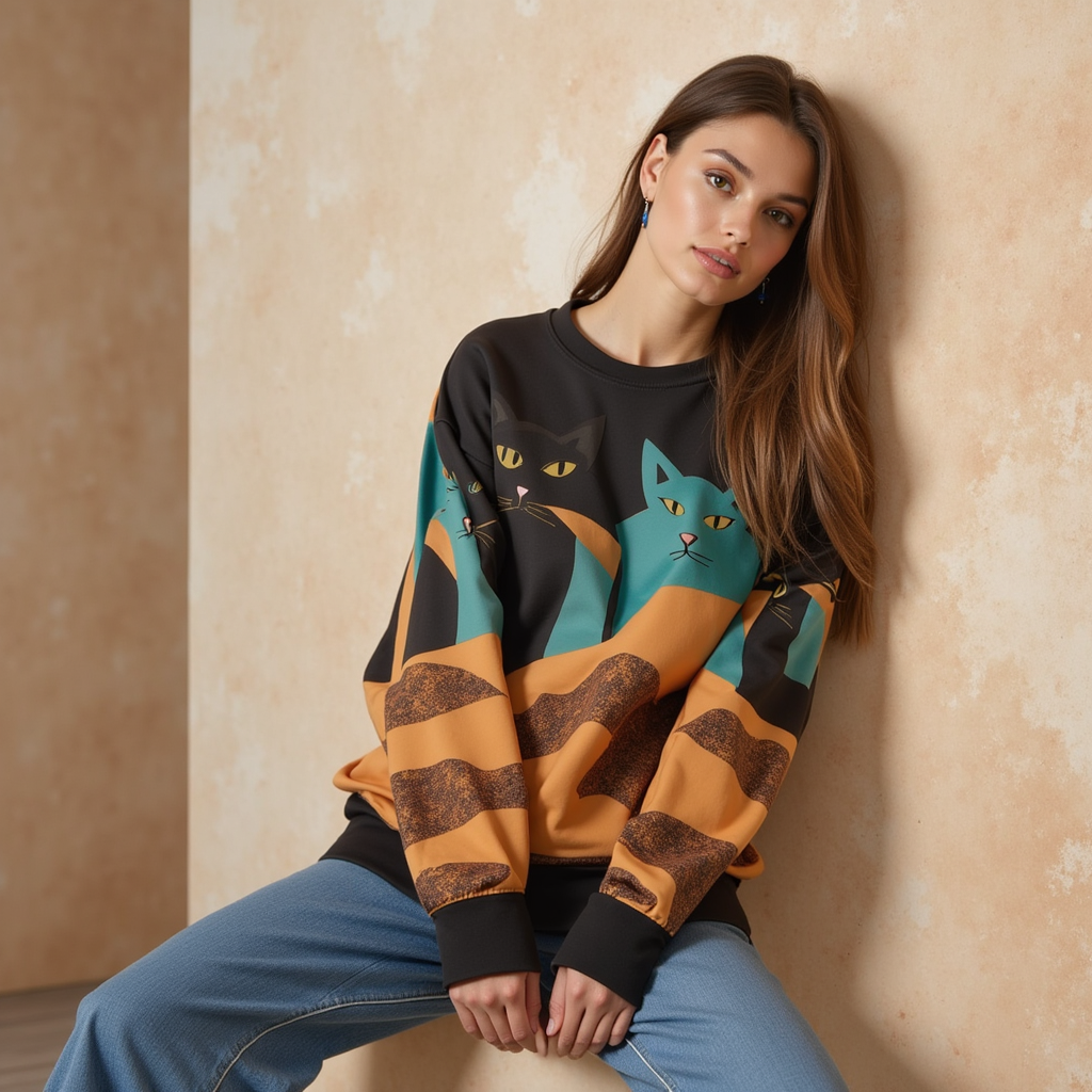 Felinara | Komfortowy Sweter dla Kota – Elegancki i Ciepły Styl