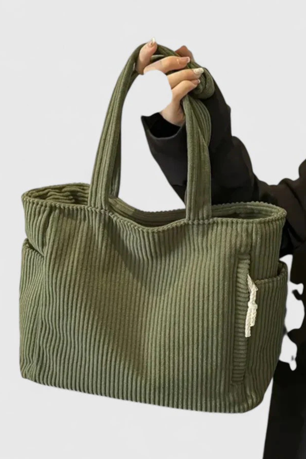 Maja | Elegancka Sztruksowa Torba Damska Listonoszka 1