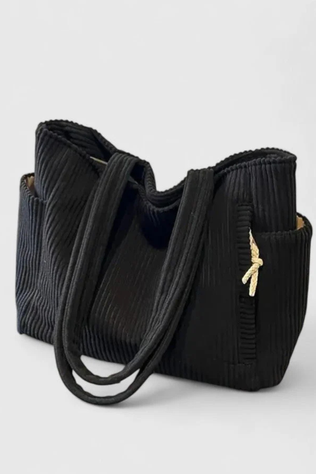 Maja | Elegancka Sztruksowa Torba Damska Listonoszka 4