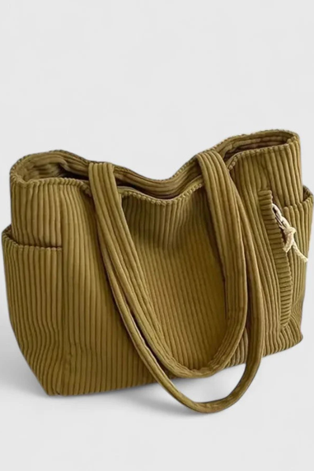 Maja | Elegancka Sztruksowa Torba Damska Listonoszka 8