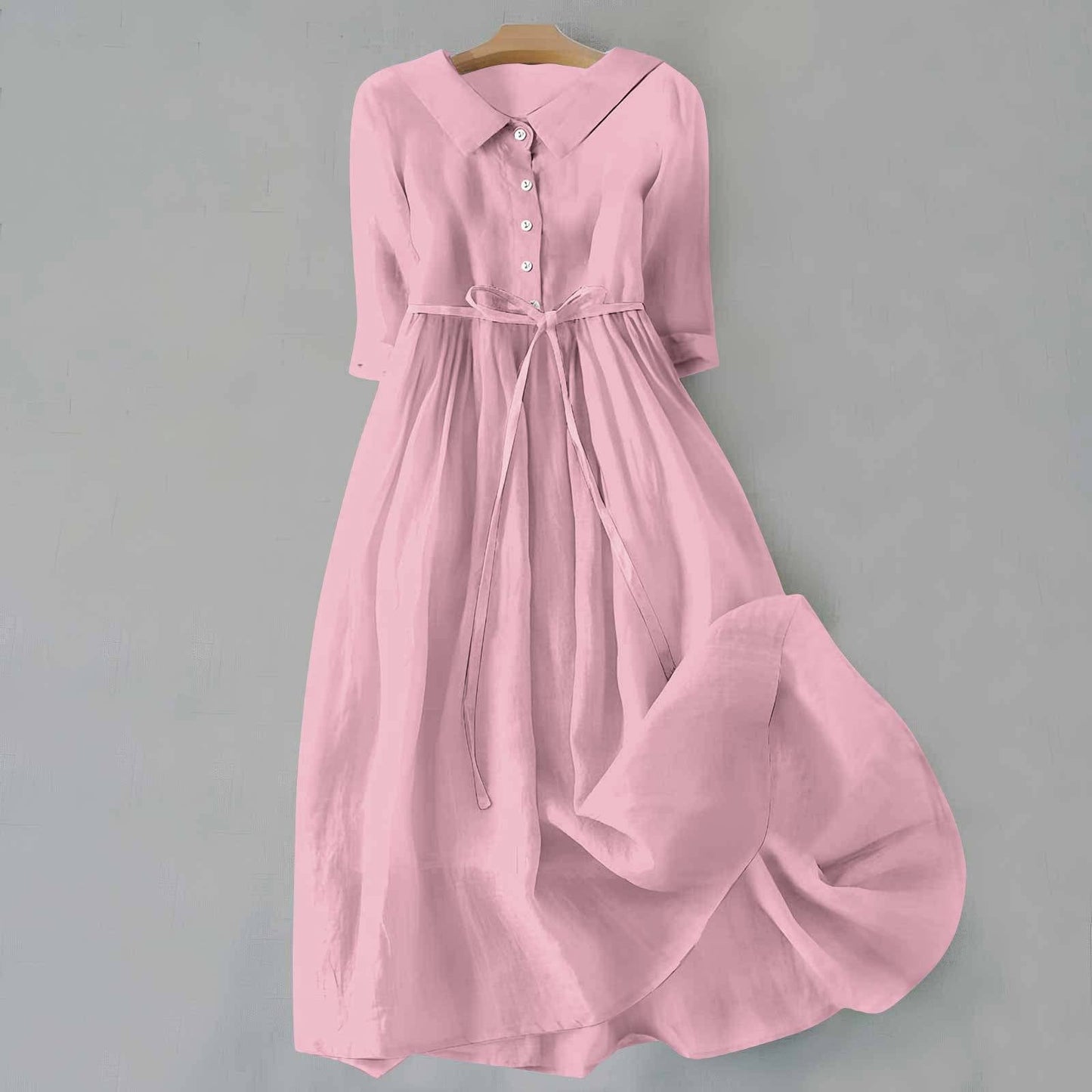 Maya | Elegancka Czarna Sukienka Casualowa na Każdą Okazję 4