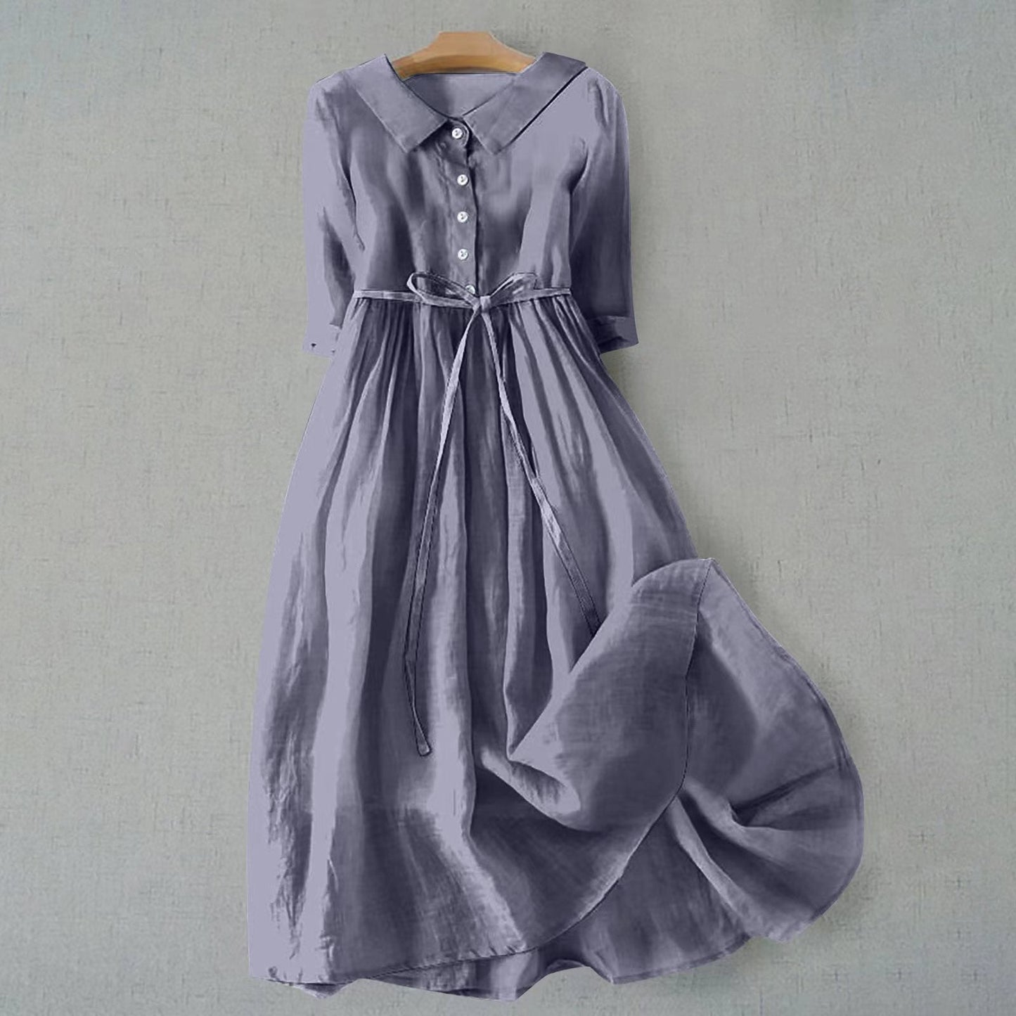 Maya | Elegancka Czarna Sukienka Casualowa na Każdą Okazję 7