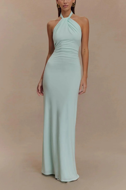 Mia | Elegancka Damska Sukienka Maxi z Odkrytymi Plecami 1