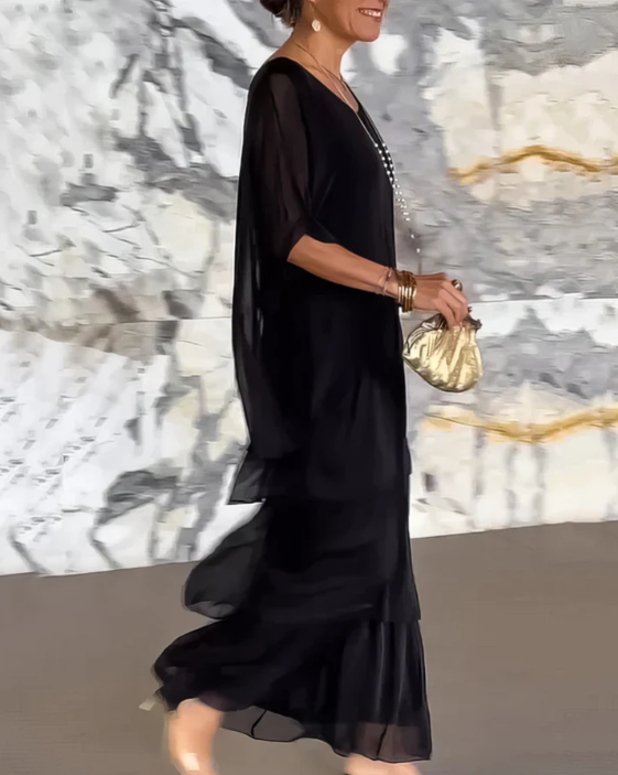 Mia | Elegancka Długa Sukienka na Lato 8