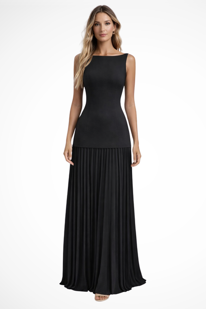 Mia | Elegancka Plisowana Sukienka Maxi na Wesele 2