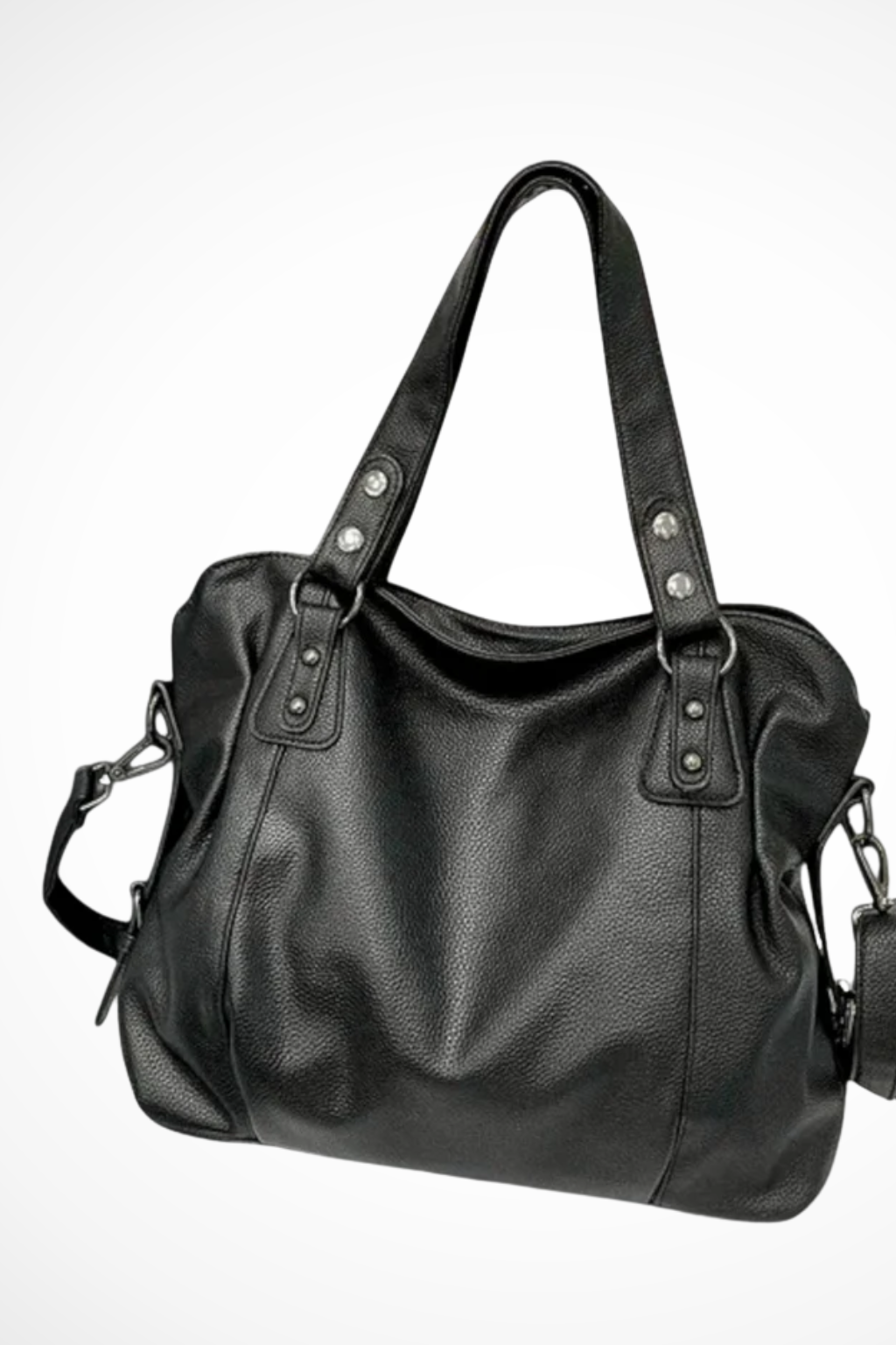 Mia | Elegancka Skórzana Torba na Ramię z Ćwiekami 7