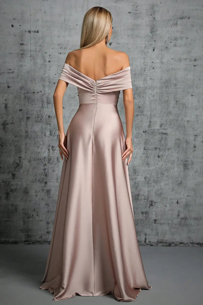 Mia | Elegancka Sukienka Maxi z Odkrytymi Ramionami na Wesele 3