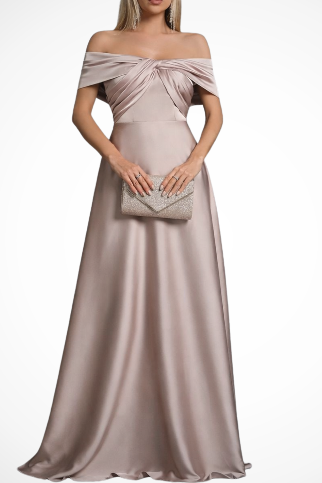 Mia | Elegancka Sukienka Maxi z Odkrytymi Ramionami na Wesele 6
