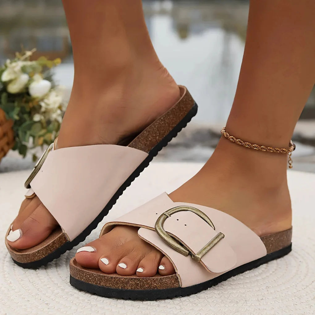 Mia | Eleganckie Płaskie Sandały Damskie na Wiosnę Lato 3