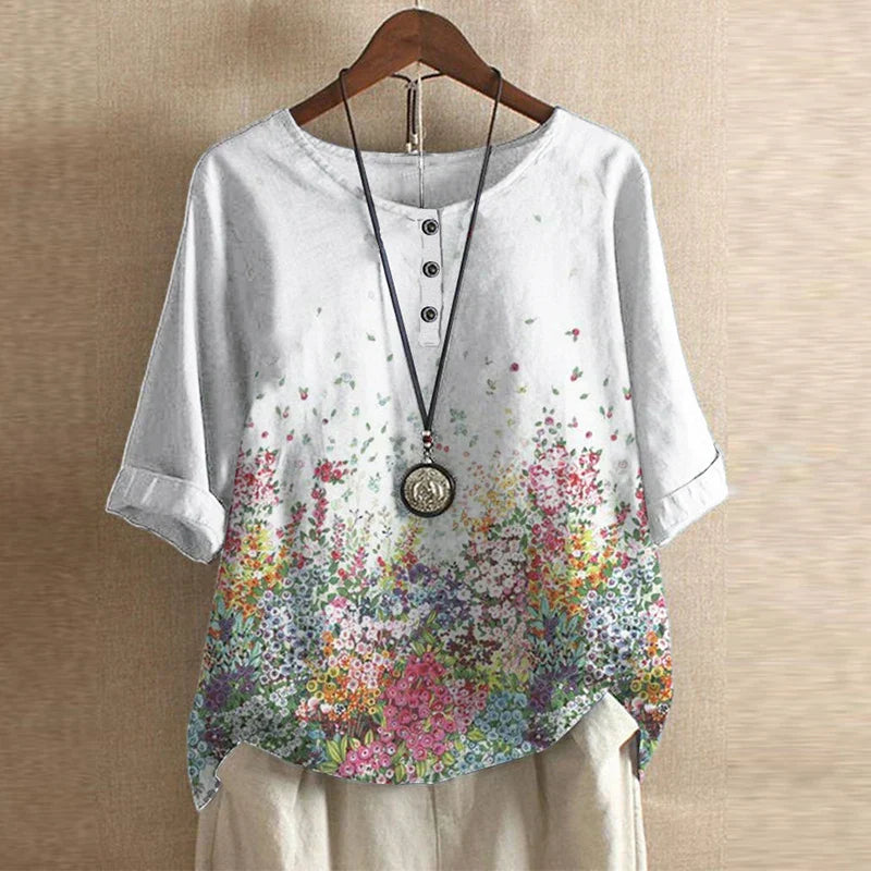 Mia | Klasyczna Luźna Bluzka Retro 6