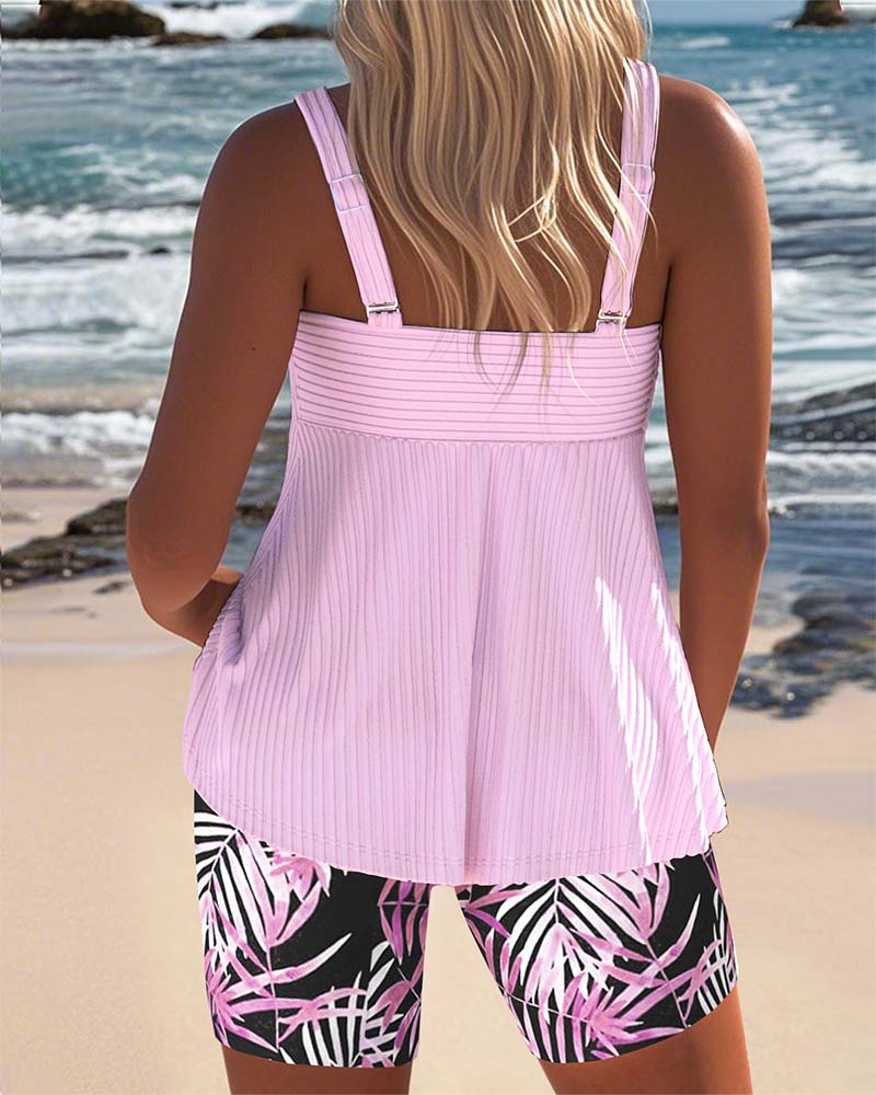 Mia | Kolorowe Damskie Tankini z Kontrolą Brzucha na Lato